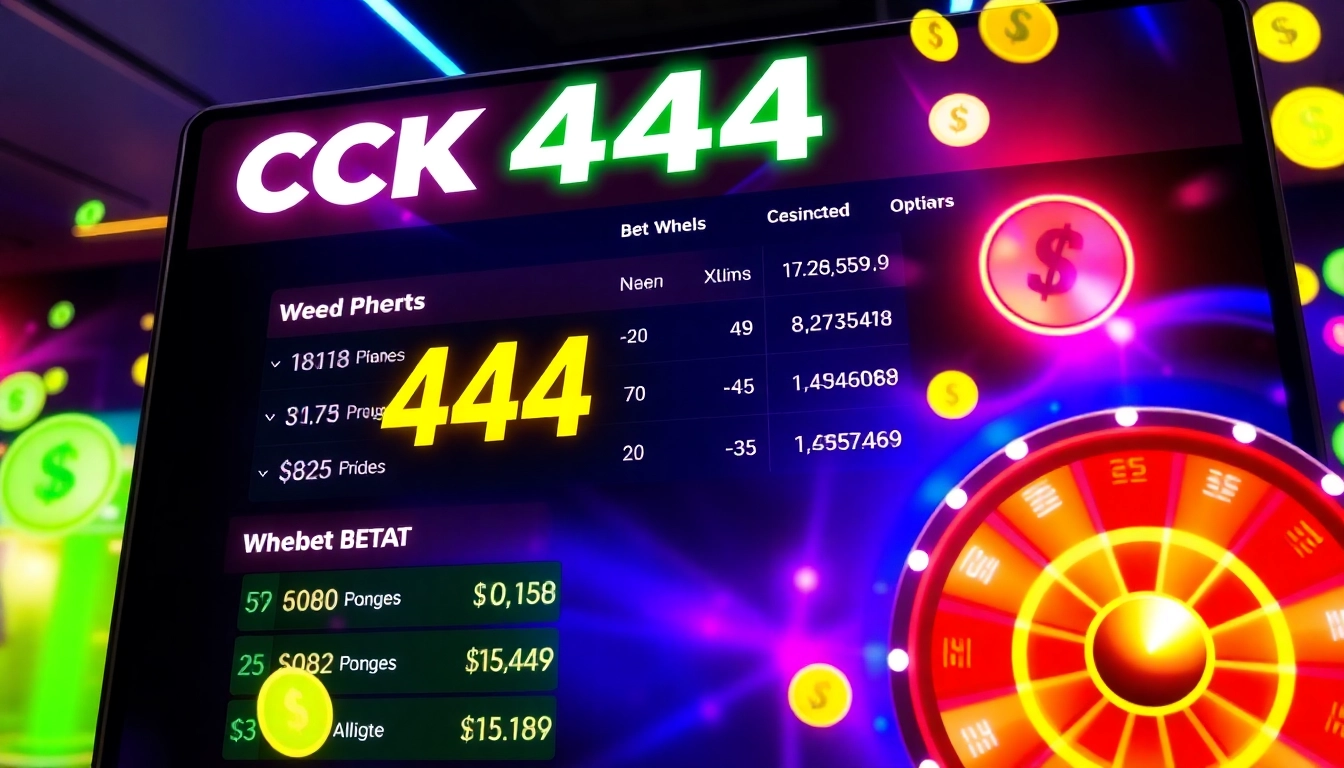 Engaging CK4444 bet action on a colorful, fast-paced online gaming platform for Bangladesh users.