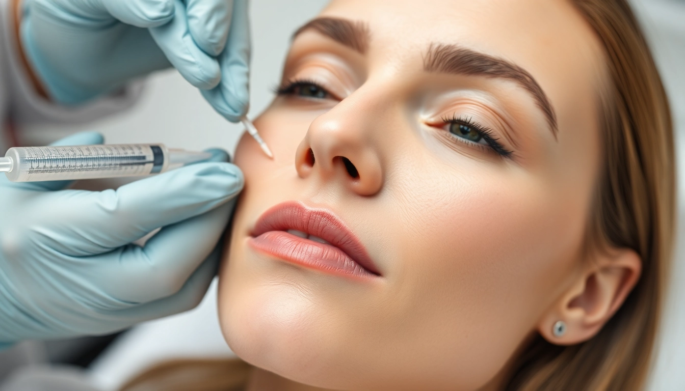 Botox Zürich treatment being administered by a professional in a modern clinic for youthful, smooth skin.